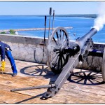 A cannon demonstrations