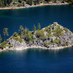 Fanette Island with castle in Emerald Bay