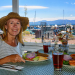 A great lunch at “Jakes on the Lake” in Tahoe City