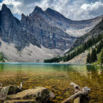 The shore of Agnes Lake