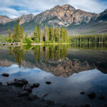 A scenic view of Pyramid Lake