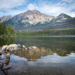 The shore of Pyramid Lake  