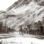 An old photo of Frank Slide