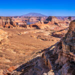 A view above the Glen Canyon National Recreation Area