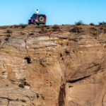 A jeep parked at the Glen Canyon National Recreation Area  