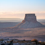 A beautiful view of a canyon  