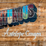 Antelope Canyon wooden sign