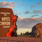 Welcome to the Bryce Canyon Country sign