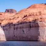 Scenic view of Lake Powell