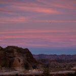 The sunset at Lake Powell