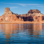 A scenic Lake Powell view