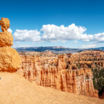 A cloud in the sky at Bryce Canyon National Park