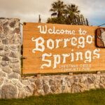 Welcome to Borrego Springs sign
