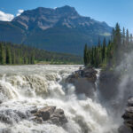 The beautiful Athabasca Falls