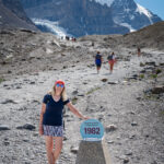 People at the Columbia Glacier  