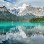 The green water of Emerald Lake