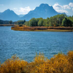 A lake near the Grand Teton National Park  