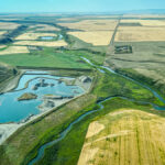 Flying over Southern Alberta