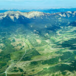 Flying over Alberta