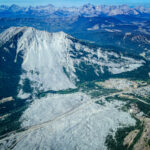 After a landslide at Alberta