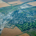 Aerial view of a city