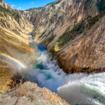 The Upper and Lower Yellowstone Falls