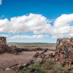 Ancient dwelling built by the Ancestral Puebloans