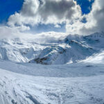 A snowy mountaintop